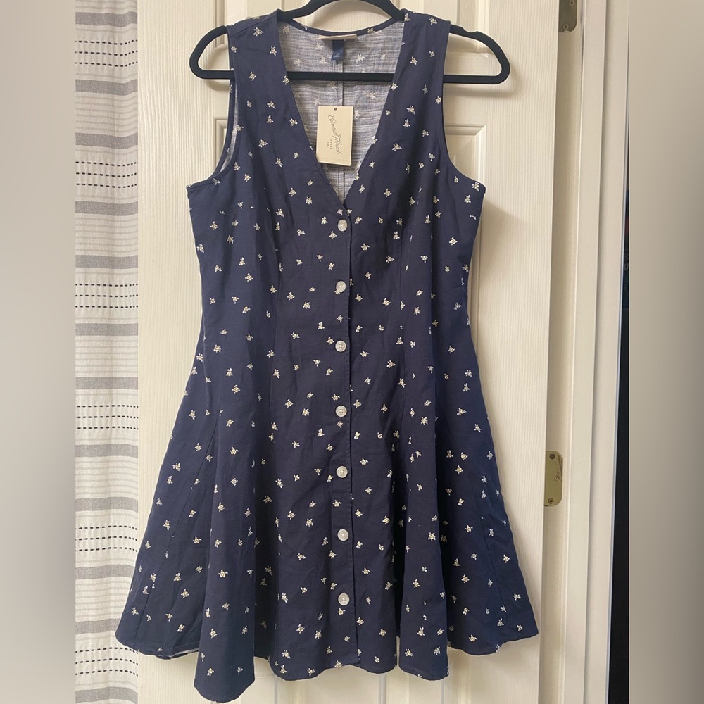Universal Thread Sleeveless Button-Down Floral Dr… - image 15